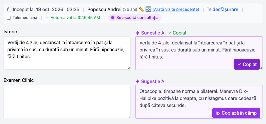 Un click și propunerea trece în raport